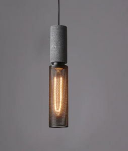Concrete industry pendant lamp