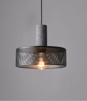 Concrete industry pendant lamp