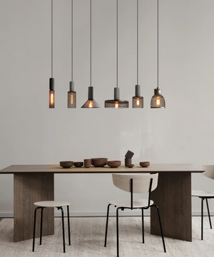 Concrete industry pendant lamp