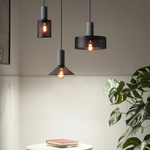 Concrete industry pendant lamp