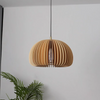 MODERN HANGING PENDANT LIGHT MADE FROM WOOD - DINNING AND LIVING ROOM LIGHT