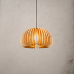 MODERN HANGING PENDANT LIGHT MADE FROM WOOD - DINNING AND LIVING ROOM LIGHT
